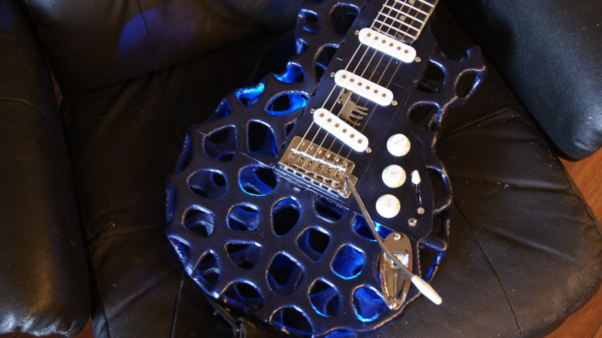 3D printet gitar