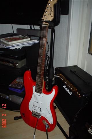 Min første gitar